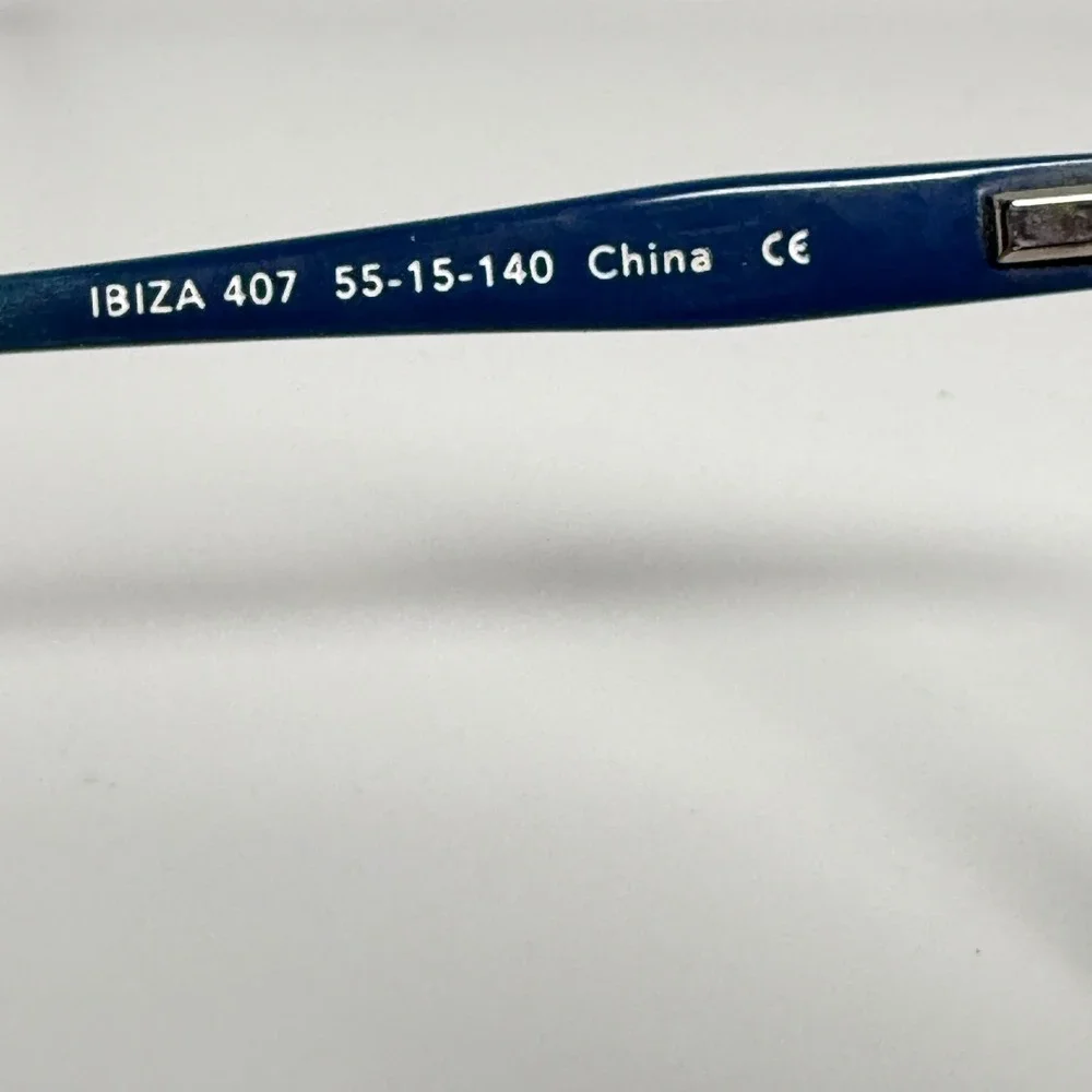 Twelve84 Ibiza 407 Blue Cat Eye Eyeglasses Frames 55-15-140 USA‎ Design